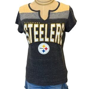 NFL PITTSBURG STEELERS Football Tee T-Shirt Gameday Team Apparel L